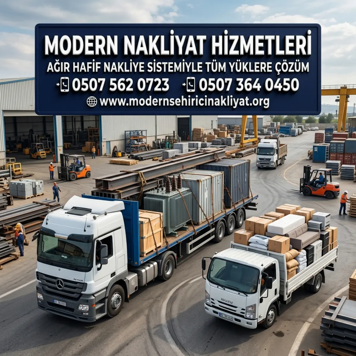 AĞIR HAFİF NAKLİYE SİSTEMİYLE TÜM YÜKLERE ÇÖZÜM