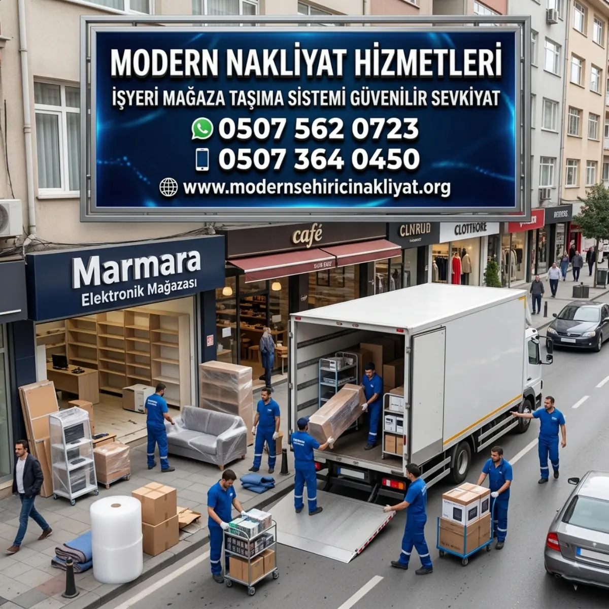 İŞYERİ MAĞAZA TAŞIMA SİSTEMİ GÜVENİLİR SEVKİYAT