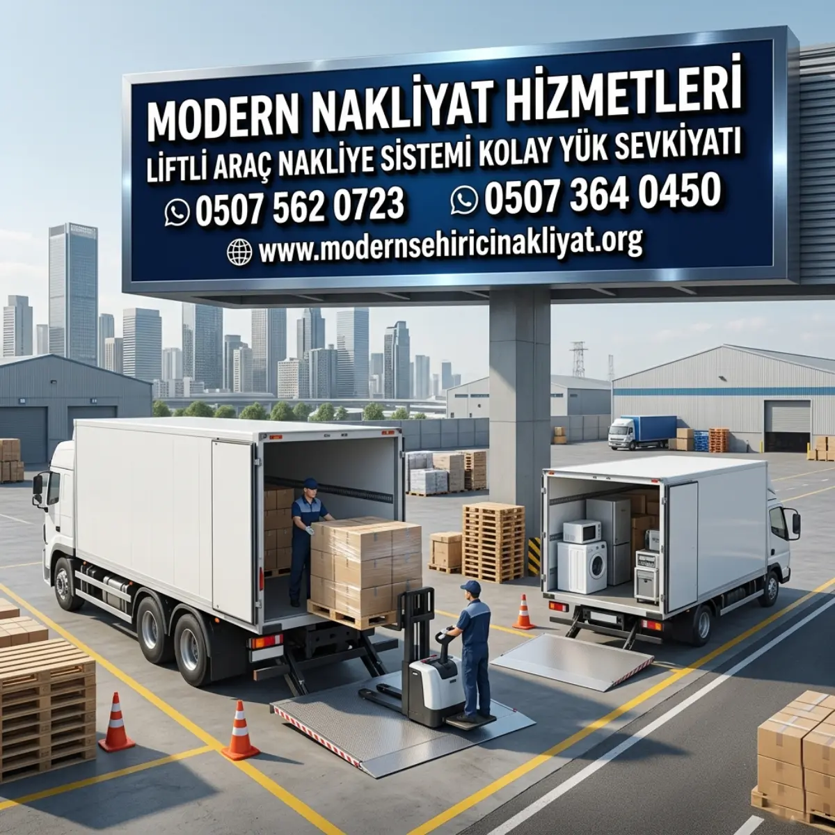 LİFTLİ ARAÇ NAKLİYE SİSTEMİ KOLAY YÜK SEVKİYATI