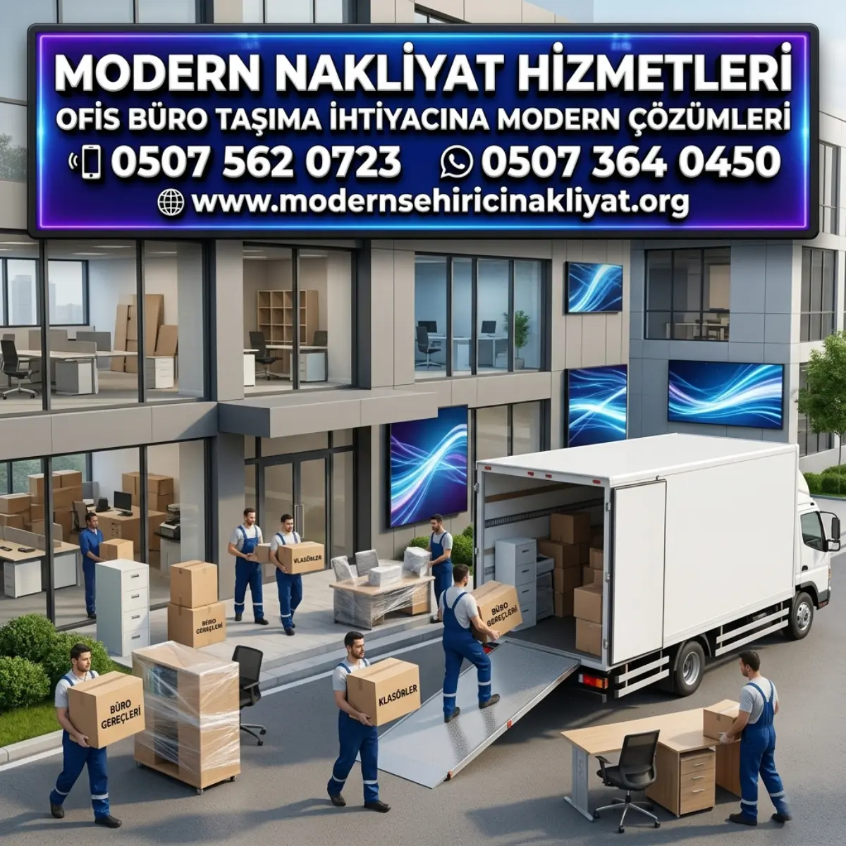 OFİS BÜRO TAŞIMA İHTİYACINA MODERN ÇÖZÜMLERİ