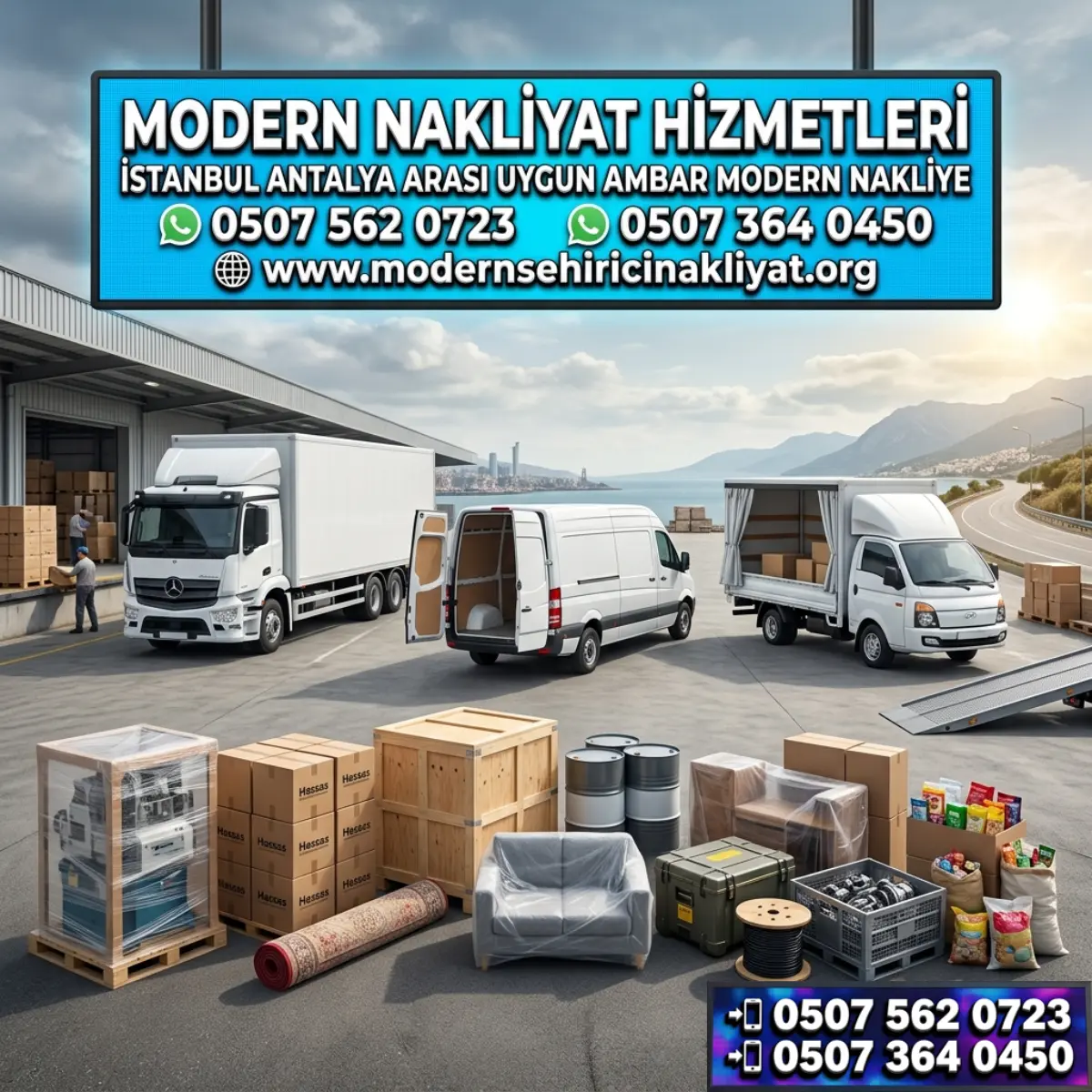 İSTANBUL ANTALYA ARASI UYGUN AMBAR MODERN NAKLİYE
