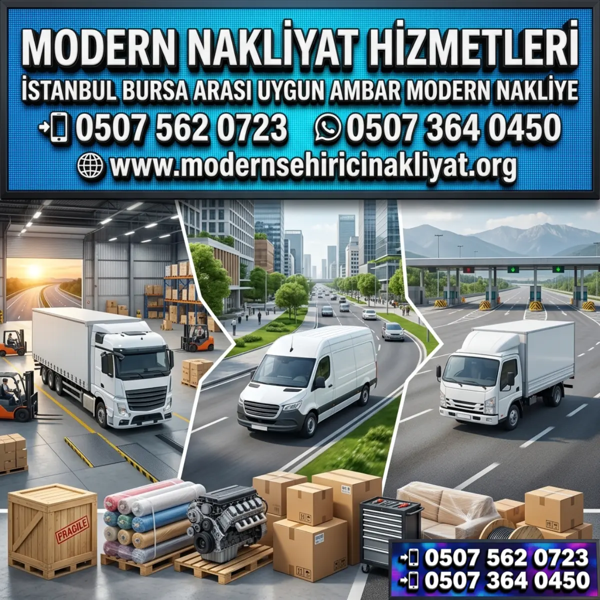 İSTANBUL BURSA ARASI UYGUN AMBAR MODERN NAKLİYE