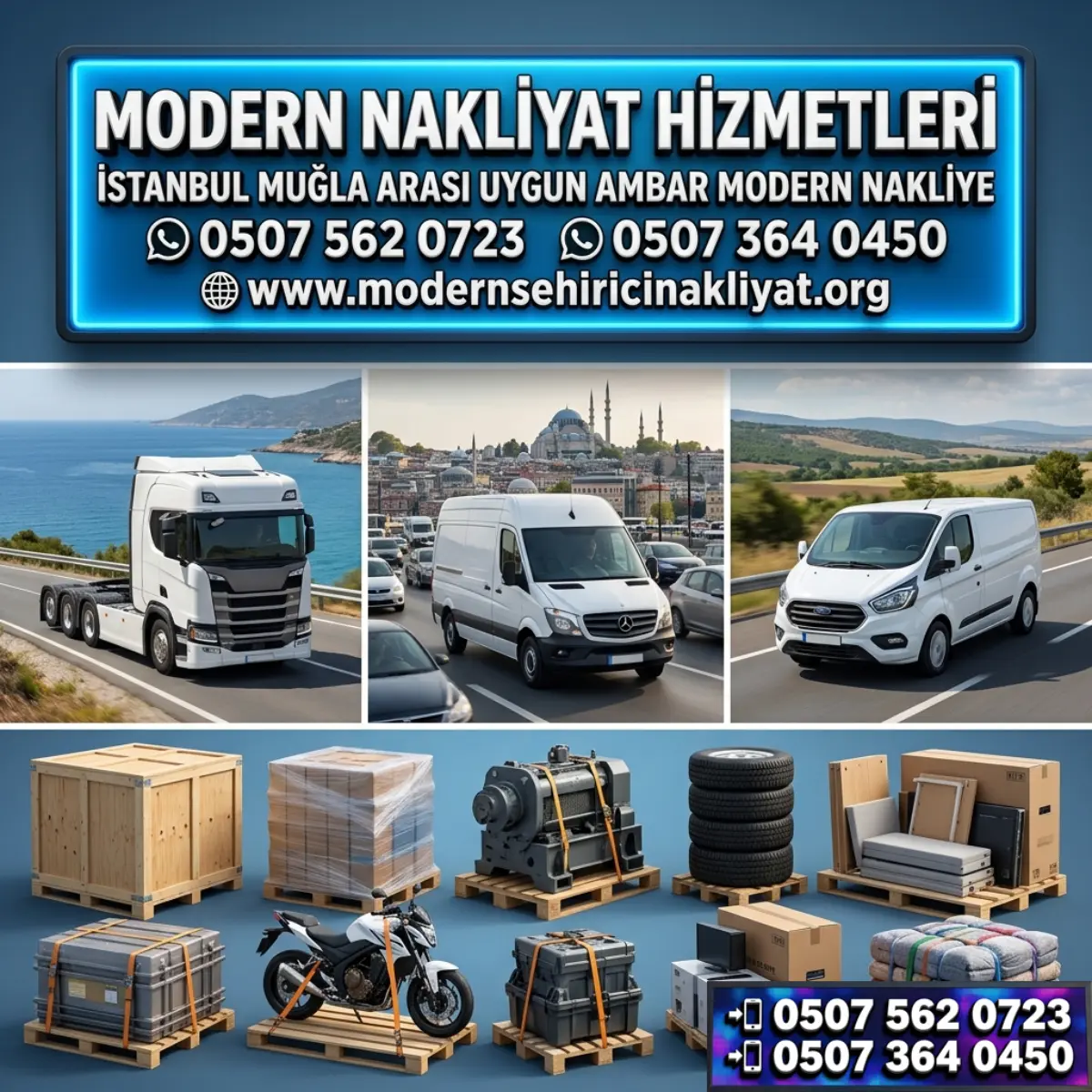 İSTANBUL MUĞLA ARASI UYGUN AMBAR MODERN NAKLİYE