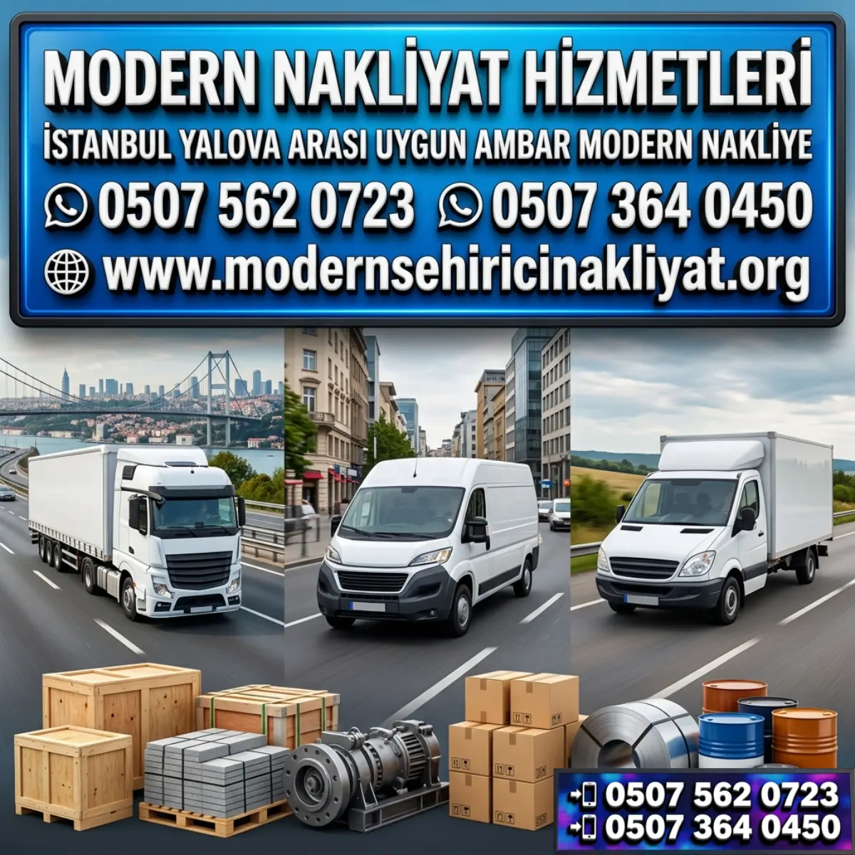 İSTANBUL YALOVA ARASI UYGUN AMBAR MODERN NAKLİYE