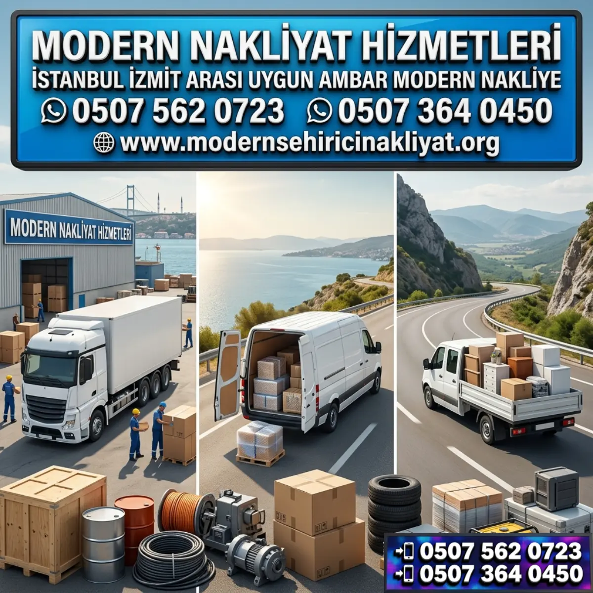 İSTANBUL İZMİT ARASI UYGUN AMBAR MODERN NAKLİYE